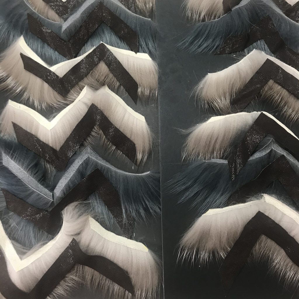 Fur inspiration picture - How to make a fur west on a vintage lamb coat. A step by step guide